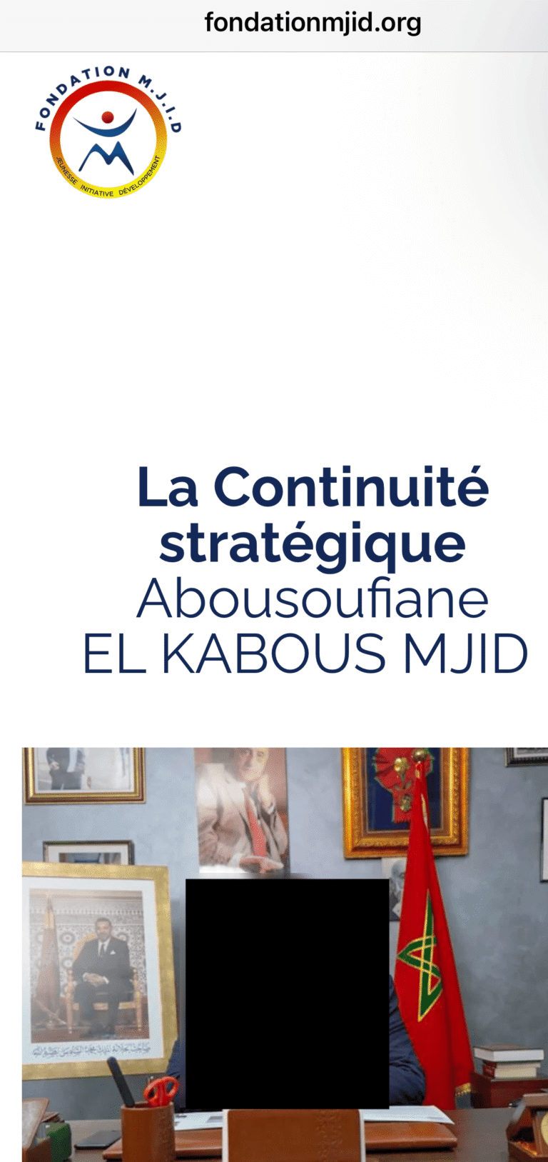 Soufiane Elkabous using a fake name